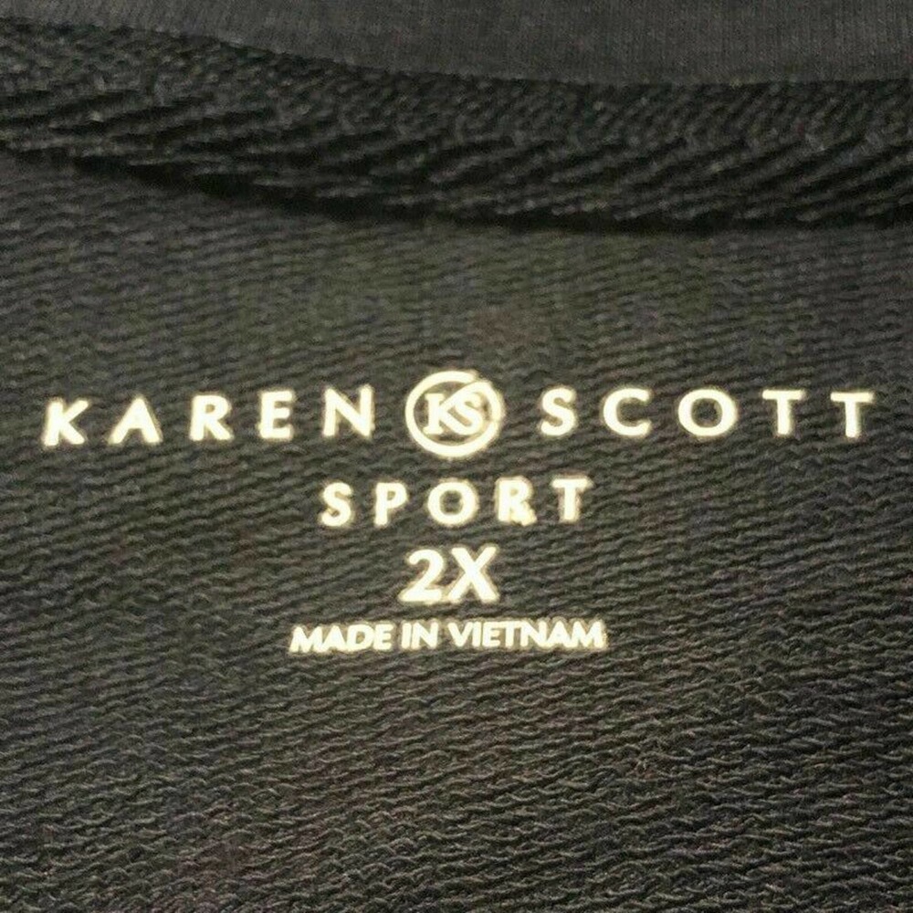 Karen Scott Jackets Blue Pockets 2X New - Picture 7 of 9